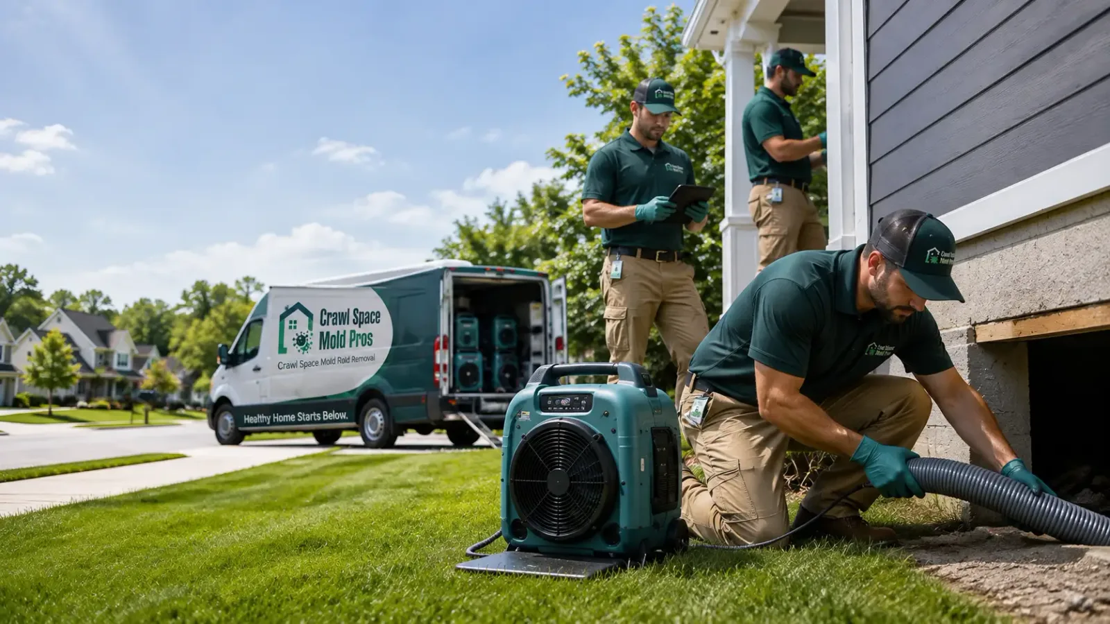 Crawl Space Mold Removal in Burton, TX